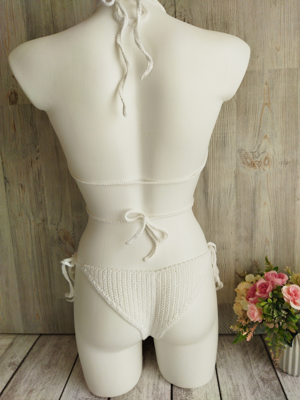 Купальник вязаный