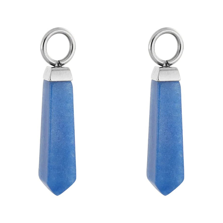 Подвеска на серьгу Coeur de Lion Silver-Blue 0050/44-0717