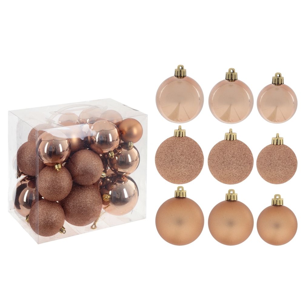 GAEM Набор из 26шт Украшение новогоднее "Шар", D9 см, L28 W18 H25 см
