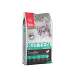 Сухой корм для котят, беременных и кормящих кошек с индейкой Blitz Sensitive