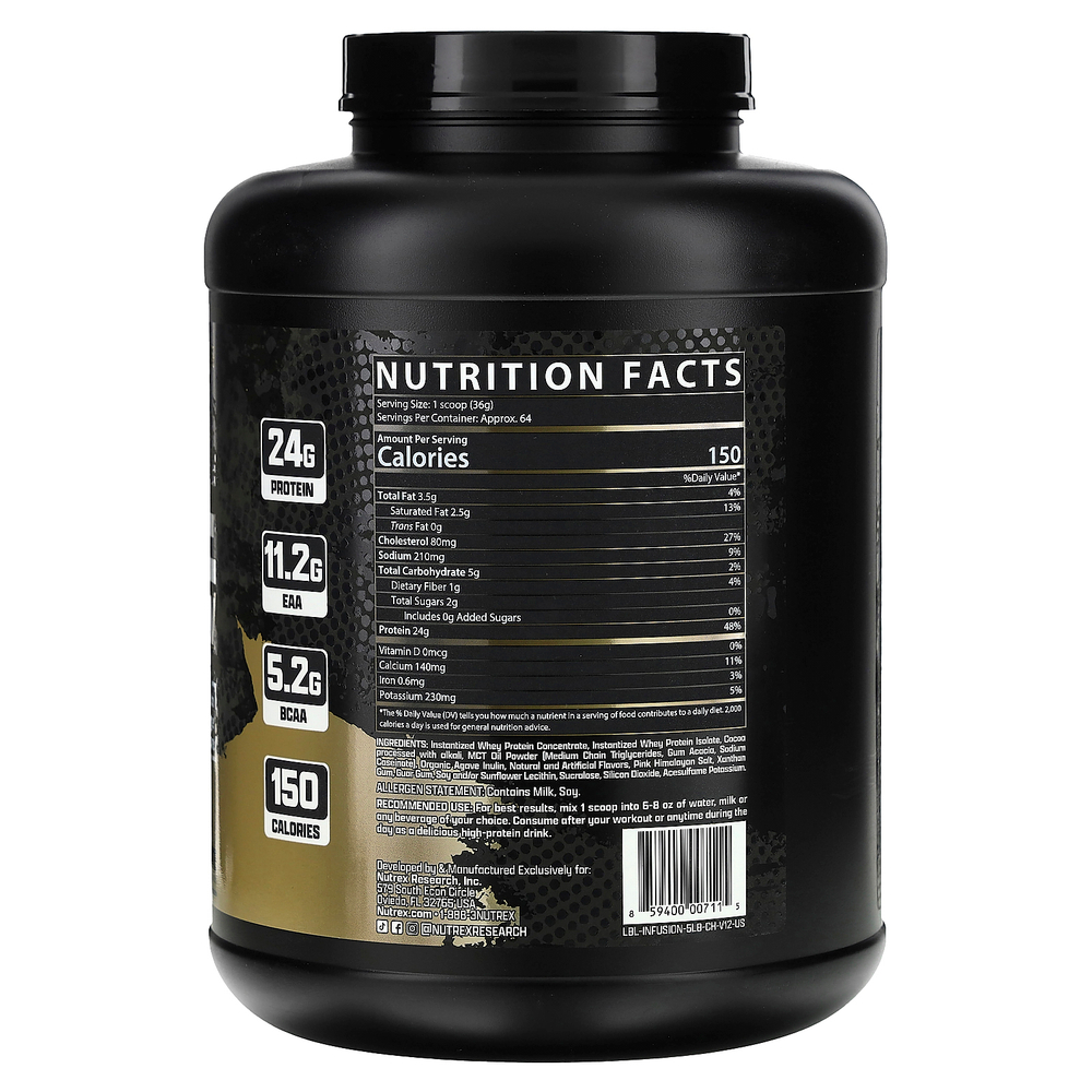 Nutrex Research, Black Series, для мышц, с шоколадом, 2272 г (5 фунтов)