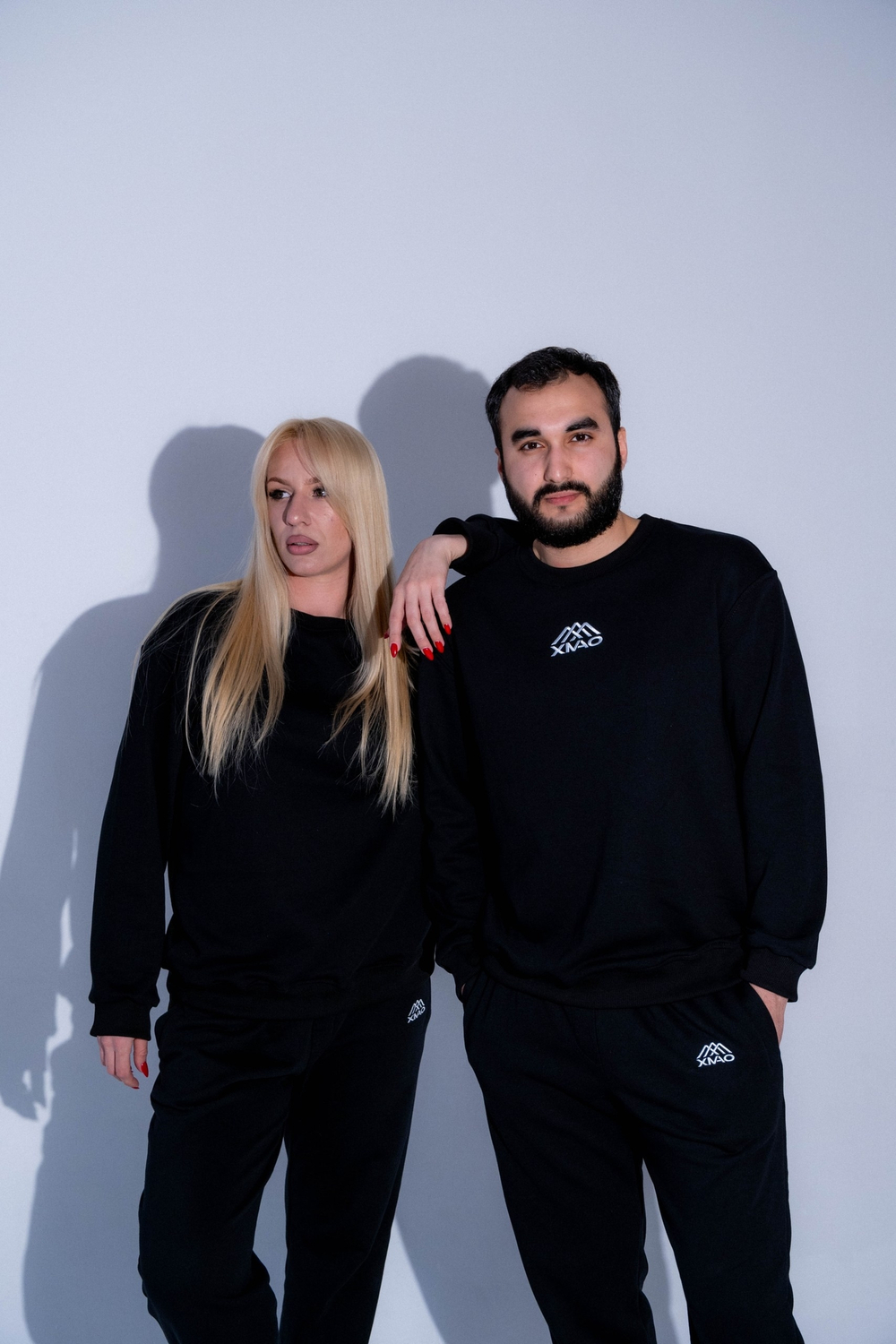 Костюм Черный: Свитшот Оверсайз + Джоггеры