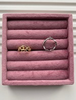 Кольцо-основа "Цепь "Celine"" с петелькой