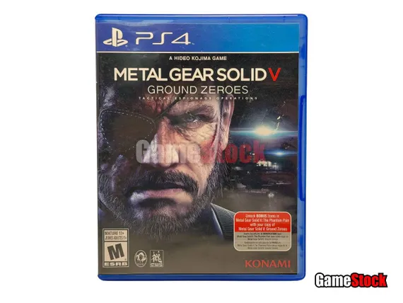 PS4 Metal Gear Solid V: Ground Zeroes (Б/У, Русские субтитры, CUSA-00218)