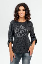 Туника Элайн (46-56) Serenada графитовый (Акция)