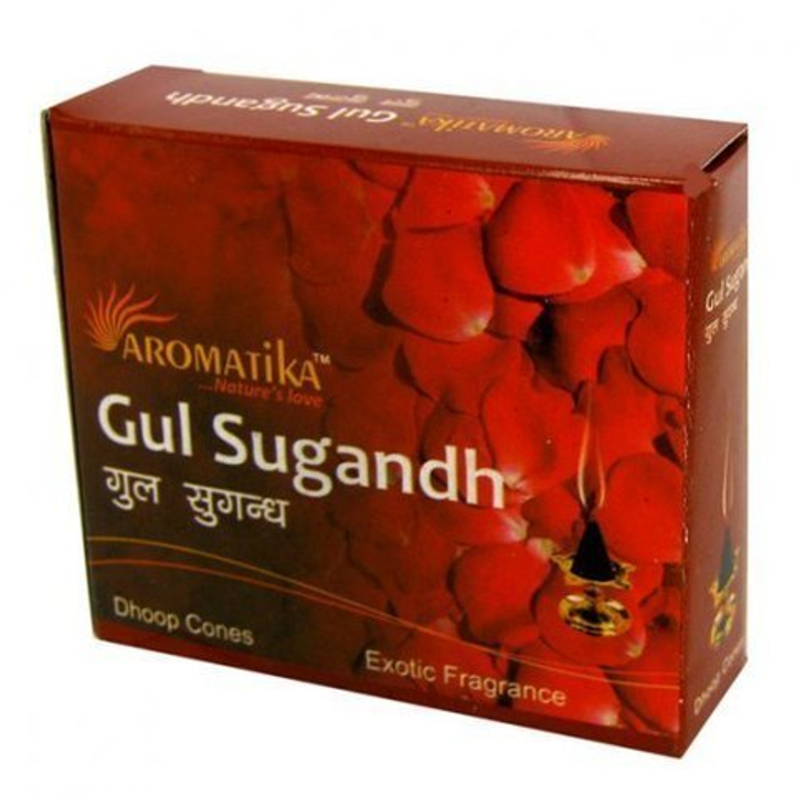 Aromatika Gul Sugandh Благовоние-конус Роза Сугандха, 25 г