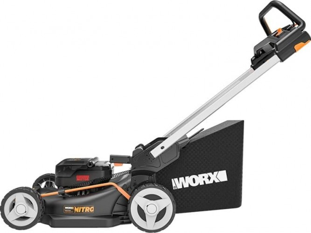 Газонокосилка аккумуляторная Worx WG749E самоходная, бесщеточная