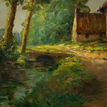 Винтажная картина «Летний день»