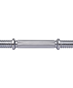Гриф гантельный BB-107 d=25 мм, металлический, хромированный, 30 см