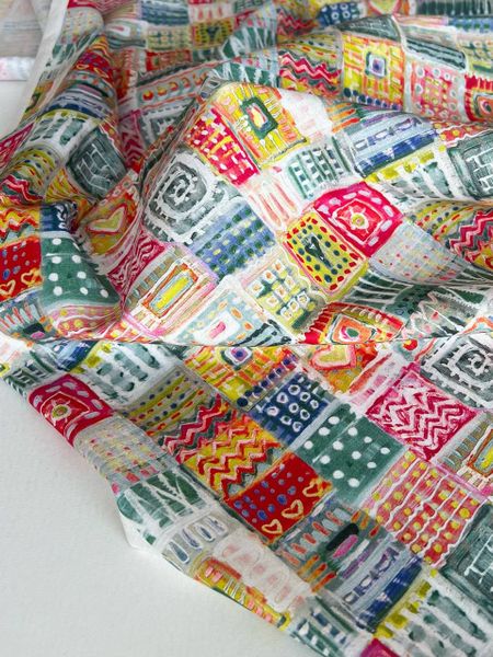 СЕРДЕЧНАЯ МОЗАИКА - 100% хлопок 4