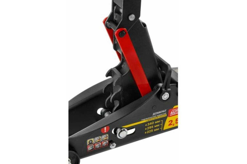 Гидравлический подкатной домкрат STARTUL Auto с фиксатором 2,5 т., h min 140 мм, h max 385 мм ST8014-06