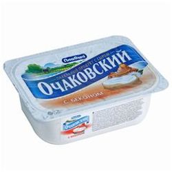 ПРОДУКТ ПЛАВЛЕНЫЙ С СЫРОМ БЕКОН ПЛ/Б 180 ГР /ОЧАКОВСКИЙ/ СЗМЖ