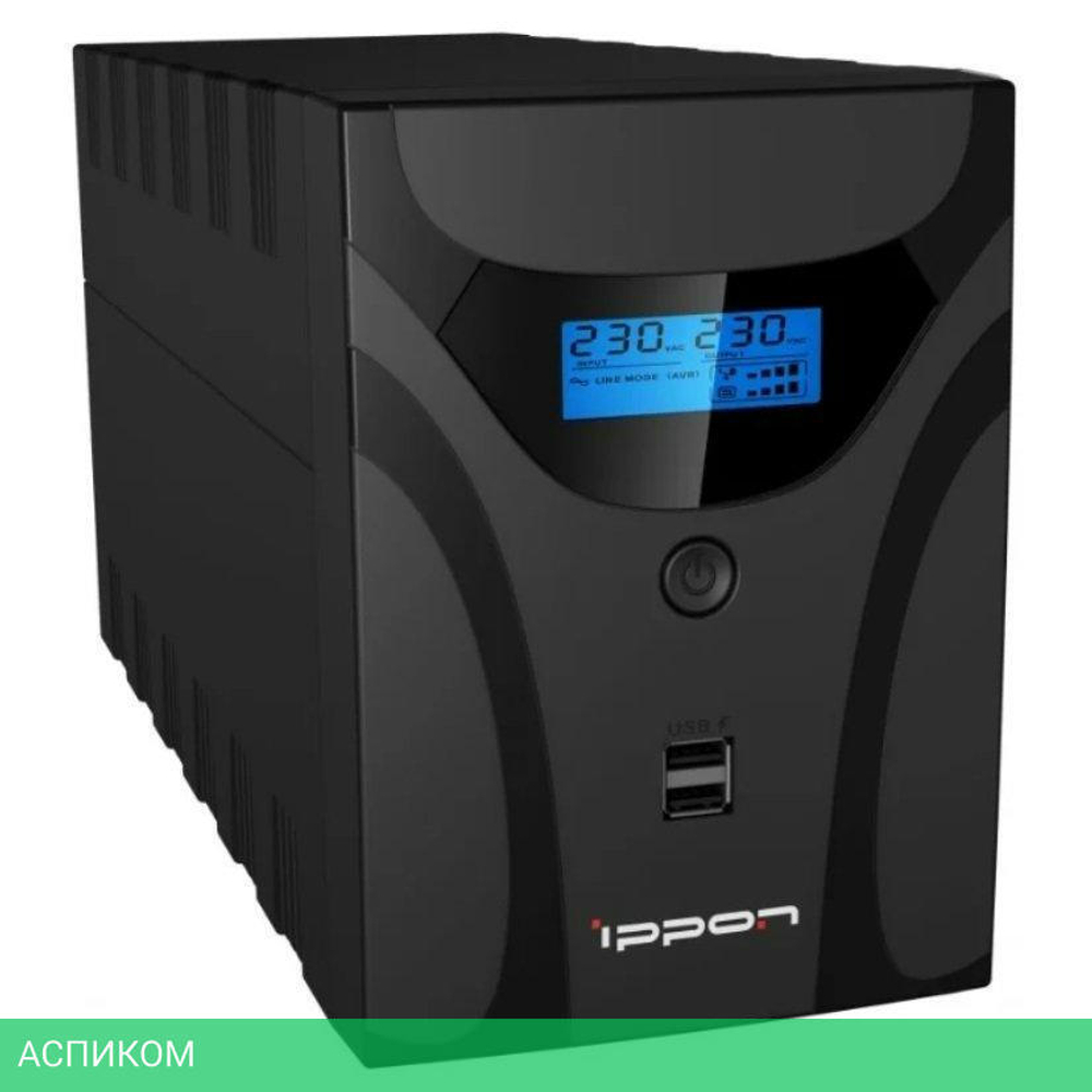 Источник бесперебойного питания Ippon Smart Power Pro II 1200 720Вт 1200ВА черный (1005583)