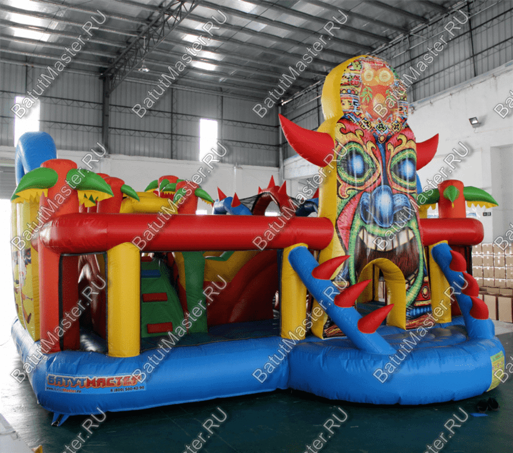 Коммерческий надувной батут "Племя Майя"