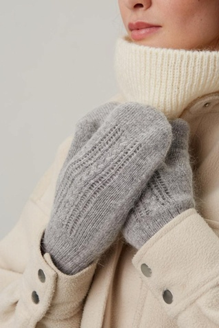 Варежки В003-03 серые