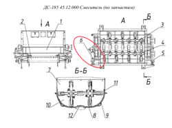 ДС-168 55.01.510 Установка пневмоцилиндра