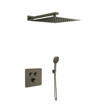 Встраиваемый термостат. смеситель для душа с троп. и руч. душем RS SMART K85T2011GR графит