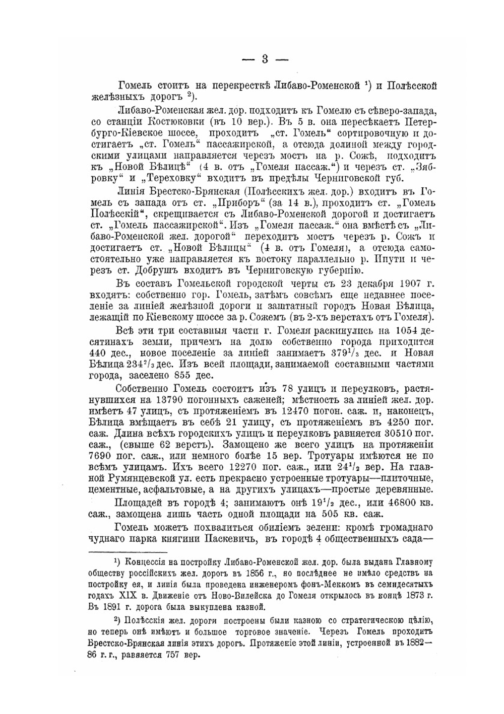 Город Гомель. (Могилевской губ.) | Ф.А. Жудро