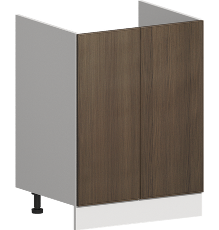 Кухня Модуль ШНМ 600 Белый / Дуб французский