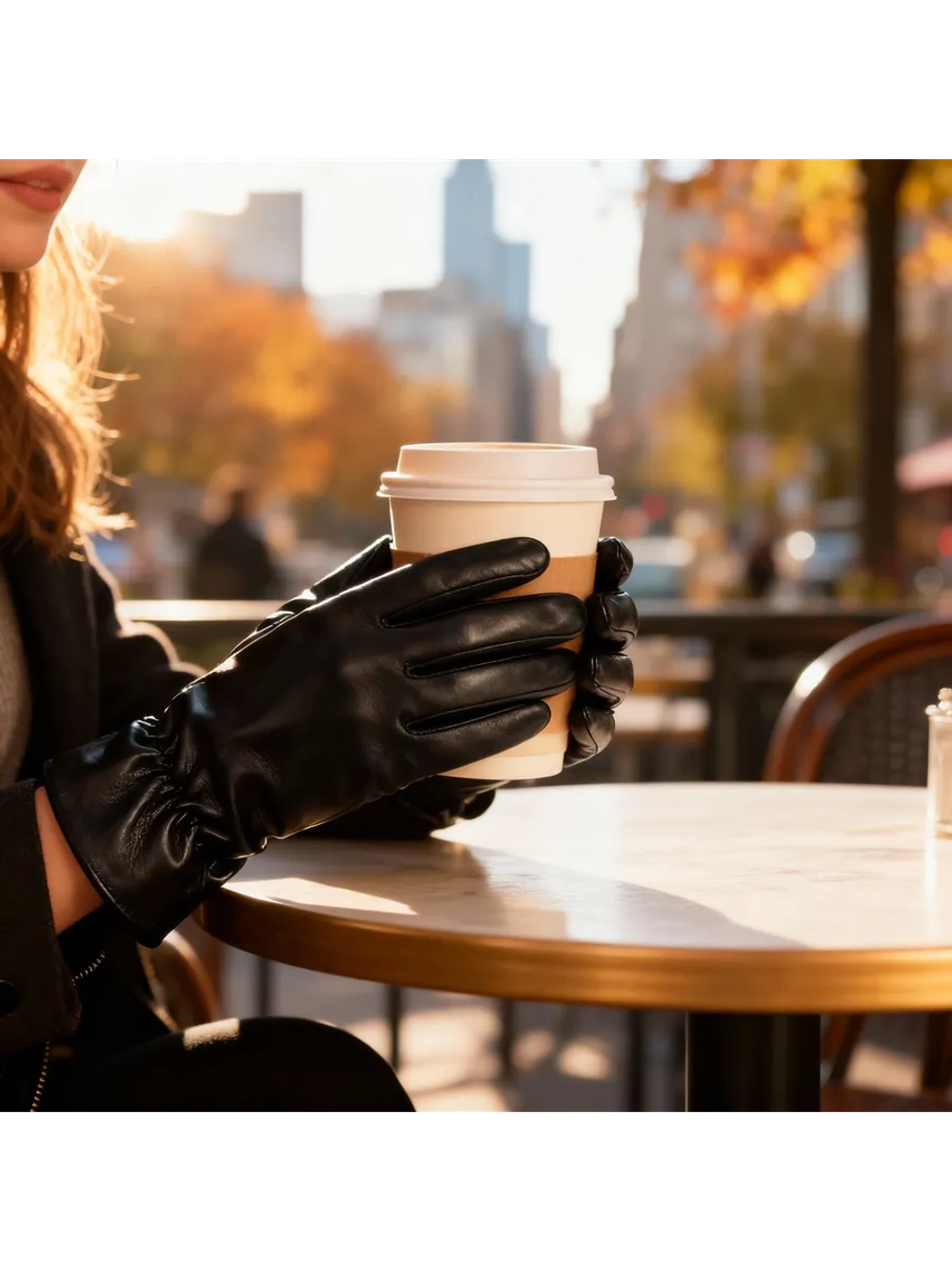 перчатки демисезонные теплые на меху модные удобные