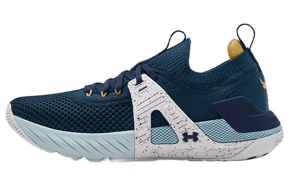 Under Armour Project Rock Johnson 4 Team Rock Low-top Training Shoes Blue