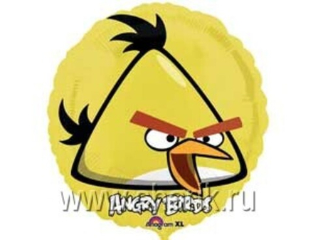 А 18" Круг Angry Birds Желтый S60