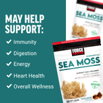 Force Factor, Fundamentals, морской мох, вкус соленой карамели, 30 жевательных таблеток (250 мг в 1 жевательной таблетке)