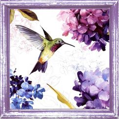 Аметистовая миниатюра - набор для вышивания бисером, OP004