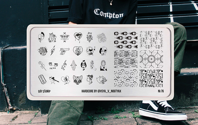 Пластина для стемпинга Go! Stamp 76 Hardcore