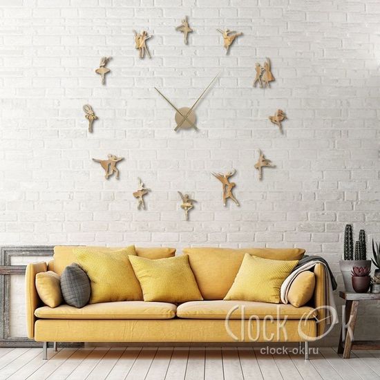 Настенные 3D часы Dance