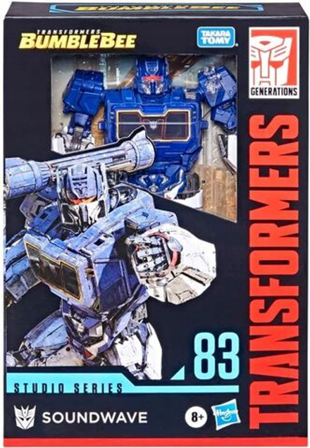 Фигурка Hasbro Transformers Soundwave 83 Deluxe - Трансформер Саундвейв 16,5 см - Хасбро F3173/E0702