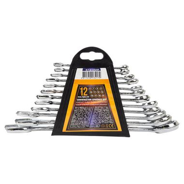 Ключи комбинированные. набор 12пр (6-14, 17, 19, 22мм) MEGATOOLS MT-5123MP