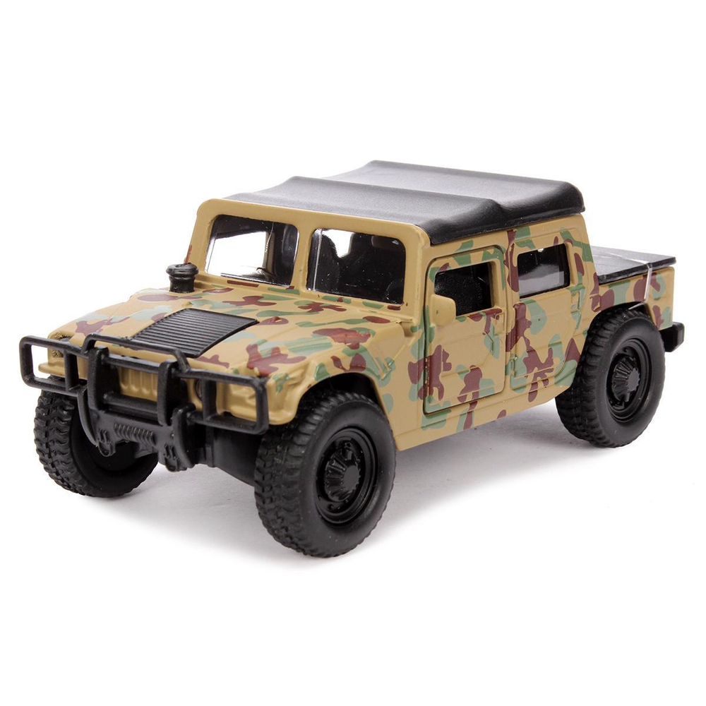 Модель ин. мет. "Hummer H-1 пикап" 12см. двери, багаж. SB-18-09-H1-M(GY)-WB (Технопарк)