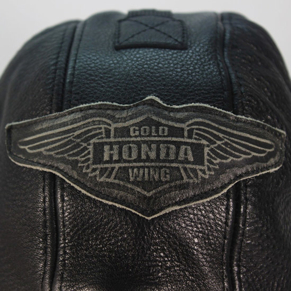 Шлем HONDA ( кожаный )