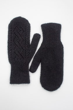 Варежки В036-07 черные