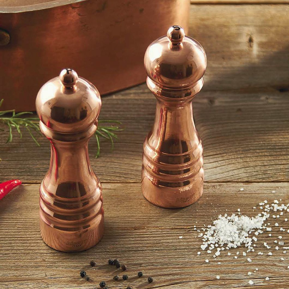 Мельница для соли 16.5см Bisetti Rame Италия фото