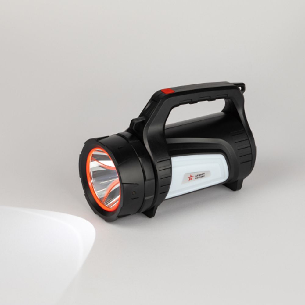 Светодиодный фонарь АРМИЯ РОССИИ PA-702 Шмель прожекторный аккумуляторный красный маяк боковой свет powerpank