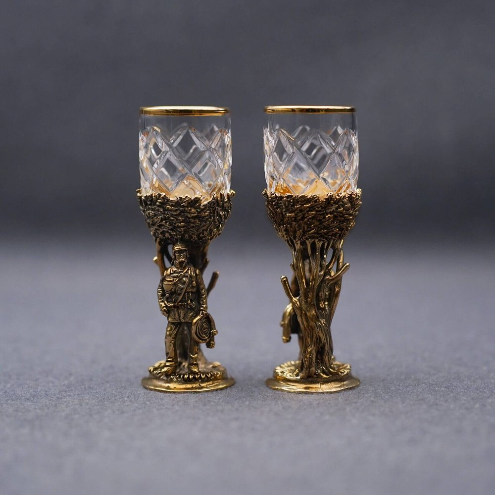 Подарочный набор стопок "МЧС" 3 шт.