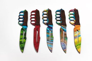 Деревянный Нож Кастет 31см