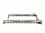 Коллекторная группа с расходомерами САРМАТ 1"x3/4" 12 вых. нерж с в /о SS2200 (CN)