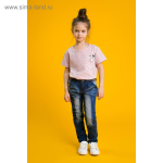 Джинсы для девочки "Сара", р.104-110, цвет синий 3663259