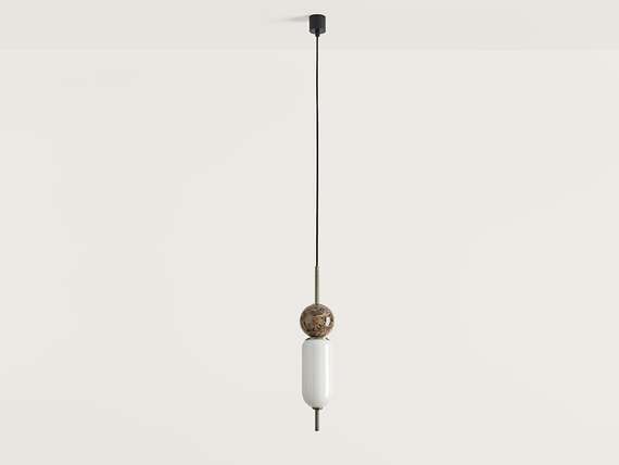 Подвес Anet бронзовый - коричневый мрамор