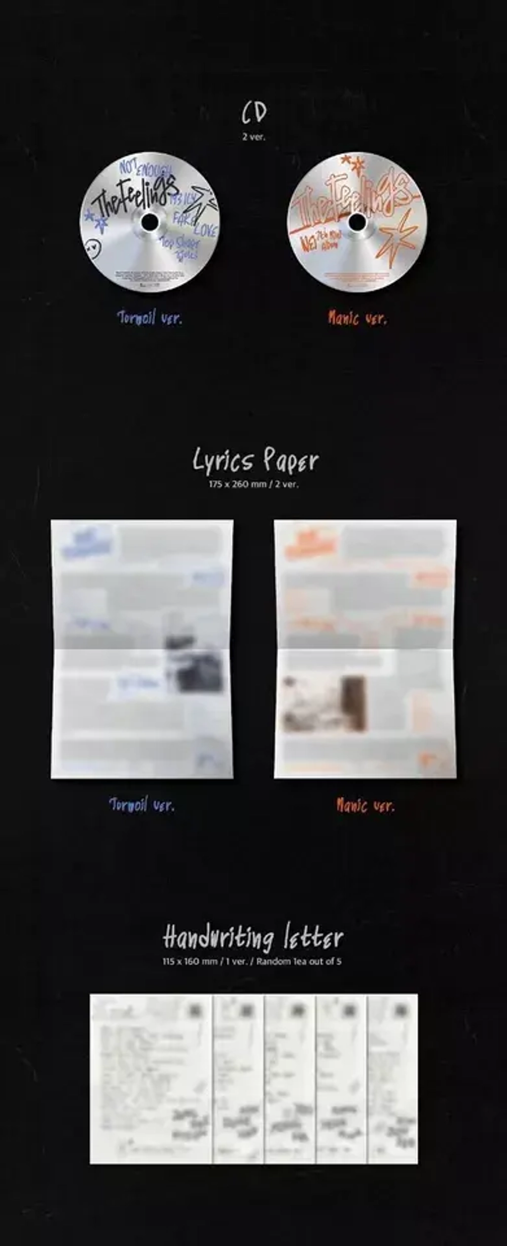 Альбом WEi - The Feelings (Manic ver.)