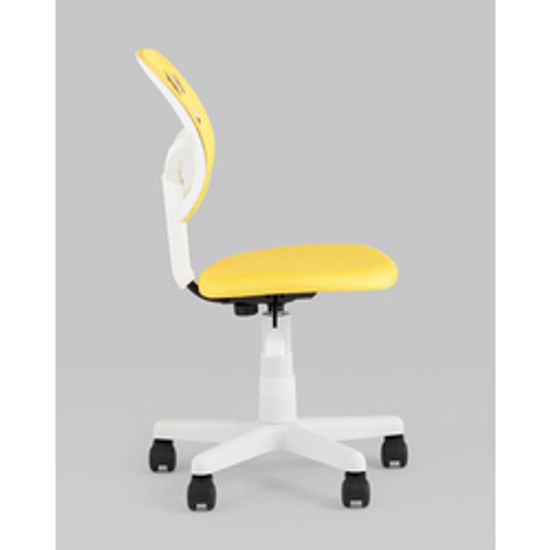 Кресло компьютерное детское ЛОЛО Pet Lover желтый пластик белый