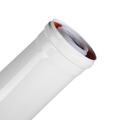 Удлинитель коаксиального дымохода раструбн. Royal Thermo 60/100, 1000 мм