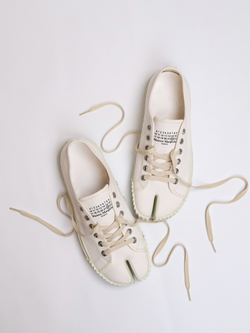 Кеды Maison Margiela Tabi Low Canvas White