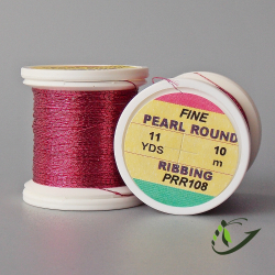 HENDS Люрекс Pearl Round Ribbing Tinsel 11 Yds