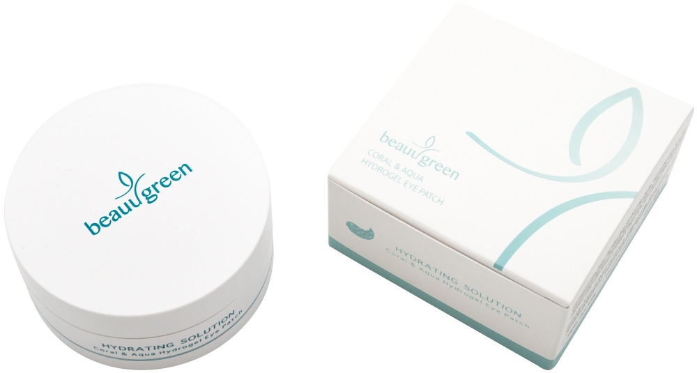 Гидрогелевые патчи с кораллами Beauugreen Coral & Aqua Hydrogel Eye Patch (Medium Type) 60 шт.