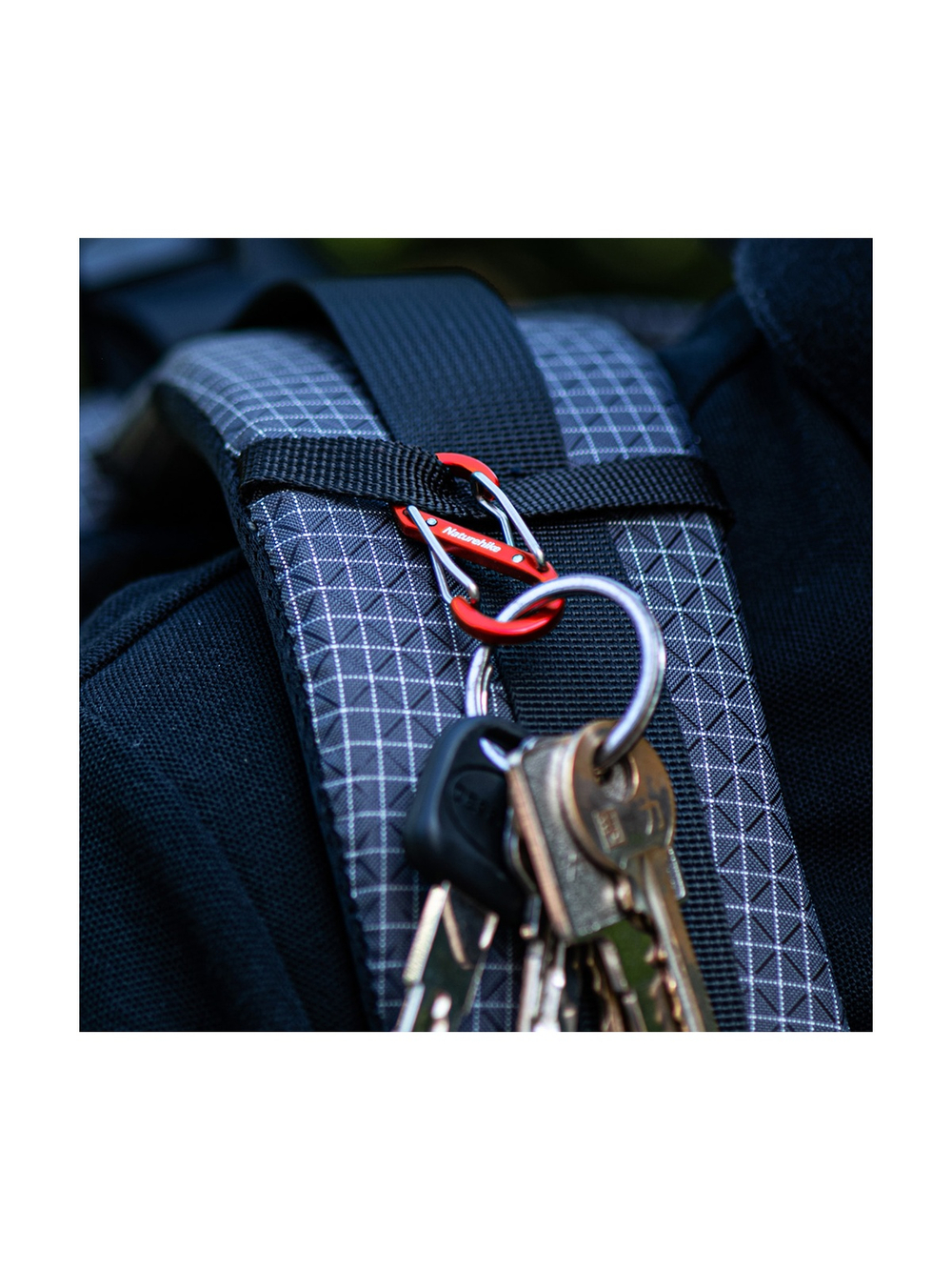 Карабин многофункциональный Naturehike NH20GS004 S-Type 9 см, 1шт
