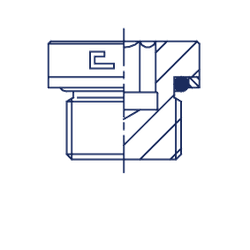 Заглушка V (Ш) 22х1.5 o-ring